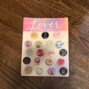 Taylor Swift Lover Button Collection - Rare